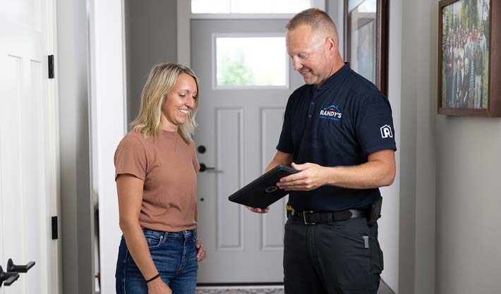 happy Randy's Plumbing customers